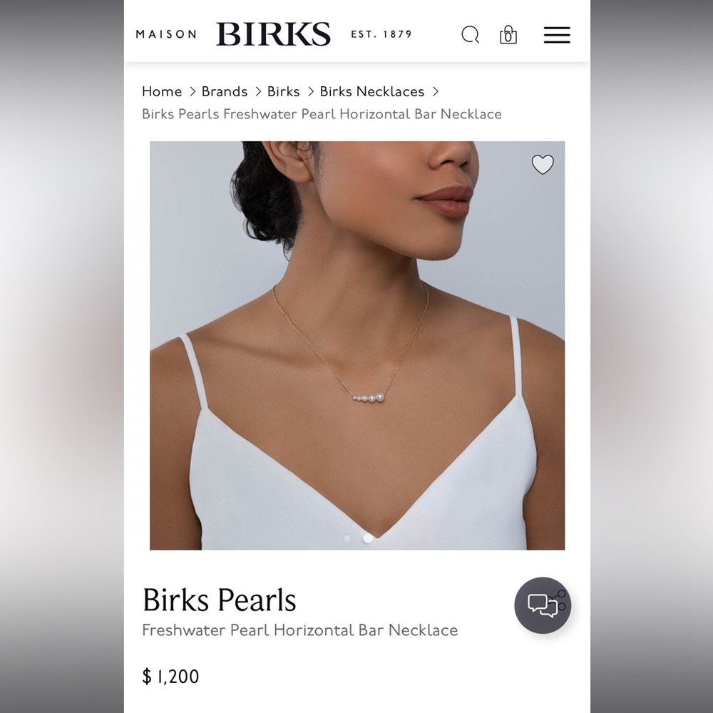 BIRKS Tapered Pearl Set